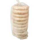 Szizállal tekert széna alap fehér 25cm