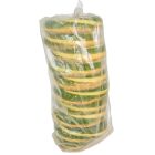 Szizállal cirokkal tekert széna alap zöld 25cm
