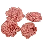 Ming boglárka old pink 4cm 50db-os
