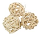 Vesszőlabda 3cm fehérített 20db-os