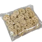 Vesszőlabda 3cm fehérített 20db-os