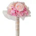 Rózsás, csipkés csokor 30cm