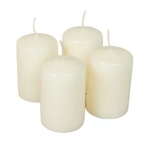 Adventi gyertya matt krém 4cm x 6cm