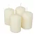 Adventi gyertya matt krém 4cm x 6cm