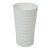 Műanyag váza hullámos oldal fehér D19cm M32cm 