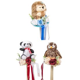 Ballagási csokor V.I.P.Full nagy plüssel 48cm