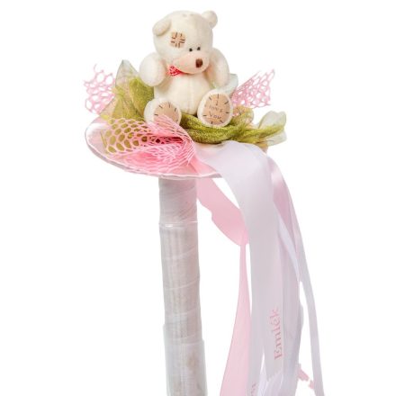 Ballagói csokor kicsi plüssel 30cm