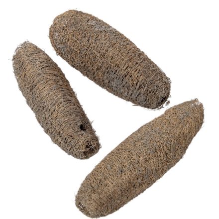 Luffa mini szárított havas szürke 10db-os