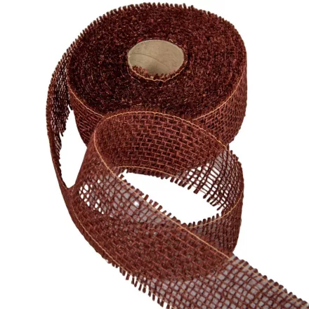 Juta szalag 5cm x10y csoki