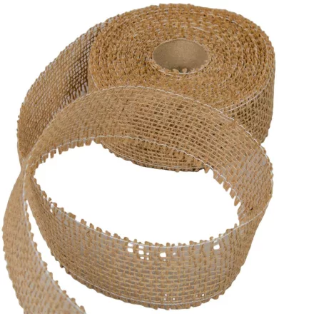 Juta szalag 5cm x10y natúr