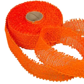 Juta szalag 5cm x10y sötét narancs