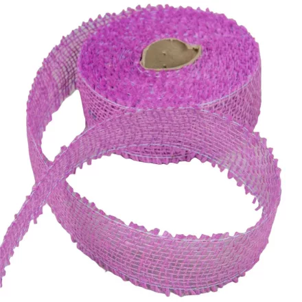 Juta szalag 5cm x10y világoslila