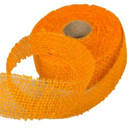 Juta szalag 5cm x10y világos narancs Juta szalag 5cm x10y világos narancs