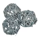 Vesszőlabda 4cm havas szürke 20db-os