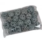 Vesszőlabda 4cm havas szürke 20db-os