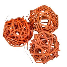 Vesszőlabda 4cm festett terrakotta 16db-os Vesszőlabda 4cm festett terrakotta 16db-os