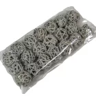 Vesszőlabda 3cm f. szürke 20db-os