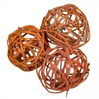 Vesszőlabda 4cm f. terrakotta 16db-os