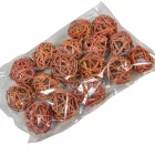 Vesszőlabda 4cm f. terrakotta 16db-os