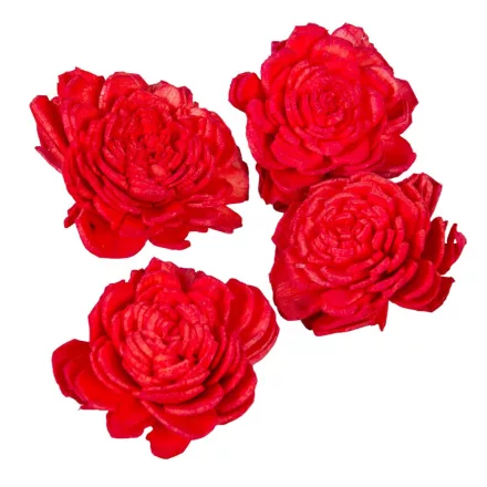 Ming boglárka piros 4cm 50db-os csomag