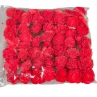 Ming boglárka piros 4cm 50db-os csomag