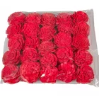 Ming boglárka piros 6cm 25db-os csomag