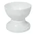 Műanyag nagy talpas tál fehér D15cm M13,5cm