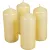 Metál henger gyertya 40x100mm krém 4db/csom (db ár)