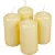 Metál henger gyertya 50x100mm krém 4db/csom (db ár)