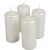 Metál henger gyertya 50x120 mm ivory 4db/csom (db ár)