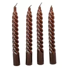 Mártott nagy csavart gyertya csoki 200mm (db ár) 30db/csom