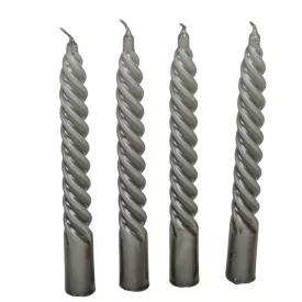   Mártott nagy csavart gyertya szürke 200mm (db ár) 30db/csom