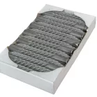 Mártott nagy csavart gyertya szürke 200mm (db ár) 30db/csom