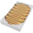 Metál nagy csavart arany 200mm (db ár) 30db/csom