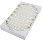 Metál nagy csavart fehér 200mm (db ár) 30db/csom