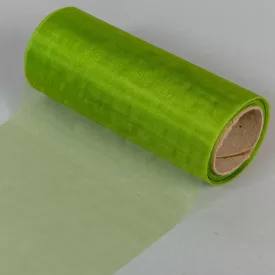 Organza tekercs 108 mohazöld 12cmx10m