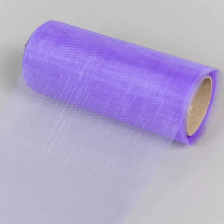 Organza tekercs 21 lila 12cmx10m