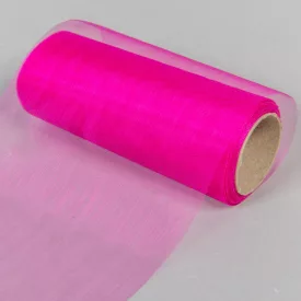 Organza tekercs 27 pink 12cmx10m