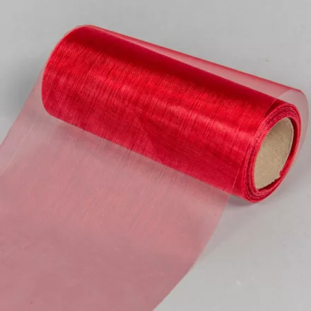 Organza tekercs 37 bordó 12cmx10m