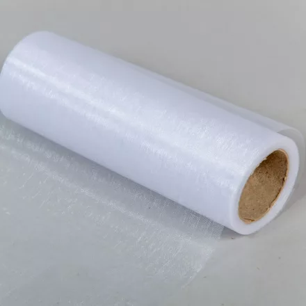 Organza tekercs 01 fehér 15cmx10m