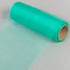 Organza tekercs 116 smaragd zöld 15cmx10m