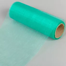 Organza tekercs 116 smaragd zöld 15cmx10m