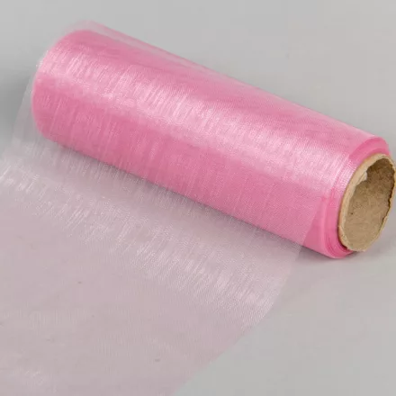 Organza tekercs 169 rózsaszín 15cmx10m