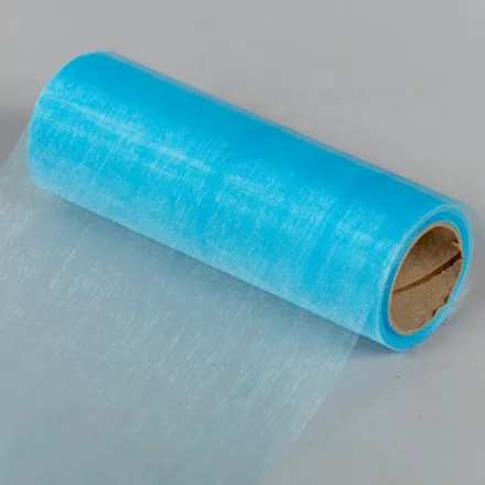 Organza tekercs 187 babakék 15cmx10m