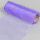 Organza tekercs 21 lila 15cmx10m
