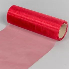Organza tekercs 37 bordó 15cmx10m