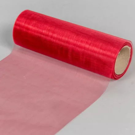 Organza tekercs 37 bordó 15cmx10m