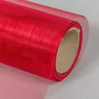 Organza tekercs 37 bordó 15cmx10m