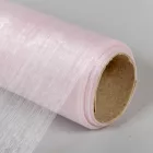 Organza tekercs 90 halvány rózsaszín 15cmx10m