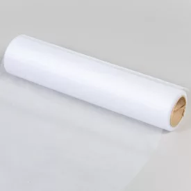 Organza tekercs 01 fehér 23cmx10m
